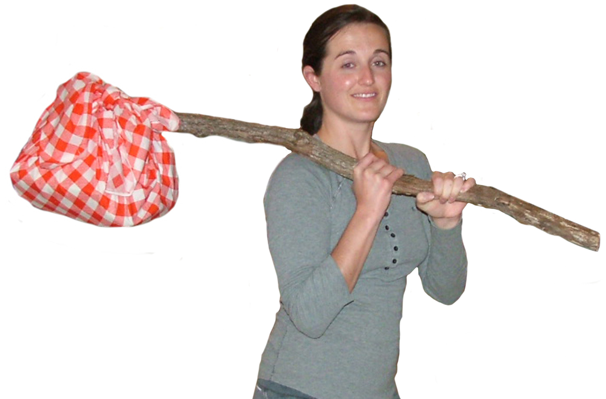 Bandana of the Month Club - A bindle is the bag, sack, or carrying device  stereotypically used by the American sub-culture of hobos. The bindle is  colloquially known as the blanket stick